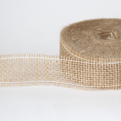 breites Dekoband Jute 5cm