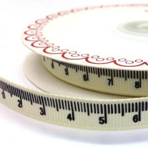 Massband cm-Mass creme Ripsband Meterware