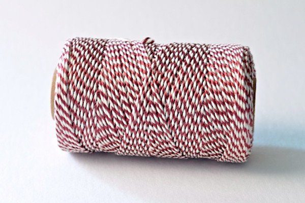 Bakerstwine Kordel BURGUNDER Metallic Rolle 20m