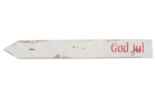 dekorativer Holzstab God Jul Deko