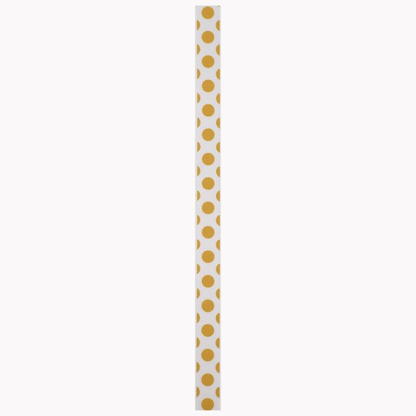 Satinband goldene DOTS Punkte 3m Rolle