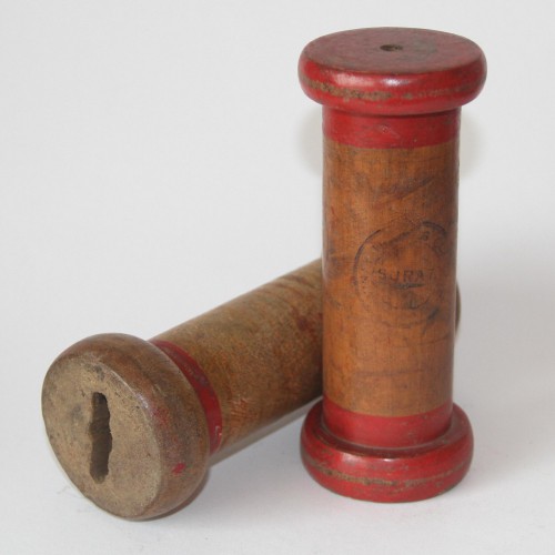 grosse alte vintage Garnspule 15cm