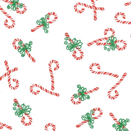 10 Bögen Seidenpapier Zuckerstangen Candycanes