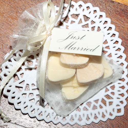 Organzabeutel creme mini 10Stk